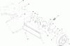 Toro 20071A - 22" Recycler Lawn Mower, 2007 (270000001-270999999) Pièces détachées REAR AXLE ASSEMBLY