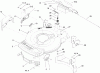 Toro 20075 - 22" Recycler Lawn Mower, 2007 (270000001-270999999) Pièces détachées DECK, SIDE CHUTE AND REAR DOOR ASSEMBLY