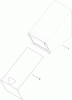 Toro 20092C - Super Recycler Lawn Mower, 2010 (310000001-310999999) Pièces détachées REAR BAG ASSEMBLY