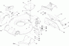 Toro 20095 - Super Recycler Lawn Mower, 2009 (290000001-290999999) Pièces détachées DECK HOUSING AND REAR DOOR ASSEMBLY