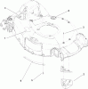 Toro 20095 - Super Recycler Lawn Mower, 2009 (290000001-290999999) Pièces détachées HOUSING ASSEMBLY NO. 115-2854