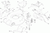 Toro 20099 - Super Recycler Lawn Mower, 2011 (311000001-311999999) Pièces détachées HOUSING ASSEMBLY
