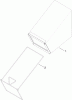 Toro 20099 - Super Recycler Lawn Mower, 2011 (311000001-311999999) Pièces détachées REAR BAG ASSEMBLY