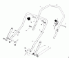 Toro 20103 - Lawnmower, 1991 (1000001-1999999) Pièces détachées HANDLE ASSEMBLY