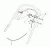 Toro 20103 - Lawnmower, 1991 (1000001-1999999) Pièces détachées TRACTION CONTROL ASSEMBLY