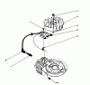 Toro 20106 - Lawnmower, 1992 (2000001-2999999) Pièces détachées FLYWHEEL & MAGNETO ASSEMBLY (ENGINE MODEL NO. 47PM1-2)