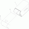 Toro 20112 - 22" Recycler Lawn Mower, 2009 (290000001-290999999) Pièces détachées REAR BAG ASSEMBLY