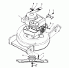 Toro 20180 - Lawnmower, 1992 (2000001-2999999) Pièces détachées ENGINE ASSEMBLY
