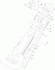 Toro 20199 - TimeMaster 30" Lawn Mower, 2012 (SN 312000001-312017872) Pièces détachées HANDLE ASSEMBLY