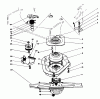 Toro 20210 - Lawnmower, 1991 (1000001-1999999) Pièces détachées BLADE BRAKE CLUTCH ASSEMBLY