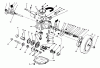 Toro 20210 - Lawnmower, 1991 (1000001-1999999) Pièces détachées GEAR CASE ASSEMBLY