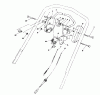Toro 20210 - Lawnmower, 1991 (1000001-1999999) Pièces détachées TRACTION CONTROL ASSEMBLY