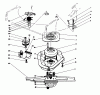 Toro 20210 - Lawnmower, 1992 (2000001-2999999) Pièces détachées BLADE BRAKE CLUTCH ASSEMBLY