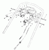 Toro 20210 - Lawnmower, 1992 (2000001-2999999) Pièces détachées TRACTION CONTROL ASSEMBLY