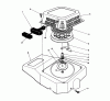 Toro 20211 - Lawnmower, 1991 (1000001-1999999) Pièces détachées RECOIL ASSEMBLY (MODEL NO. VML0-2)