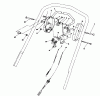 Toro 20211 - Lawnmower, 1991 (1000001-1999999) Pièces détachées TRACTION CONTROL ASSEMBLY