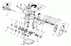 Toro 20216 - Lawnmower, 1991 (1000001-1999999) Pièces détachées GEAR CASE ASSEMBLY