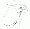 Toro 20216 - Lawnmower, 1991 (1000001-1999999) Pièces détachées TRACTION CONTROL ASSEMBLY
