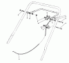 Toro 20217 - Lawnmower, 1992 (2000001-2999999) Pièces détachées TRACTION CONTROL ASSEMBLY