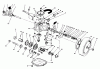 Toro 20218 - Lawnmower, 1991 (1000001-1999999) Pièces détachées GEAR CASE ASSEMBLY