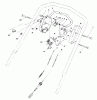 Toro 20219 - Lawnmower, 1991 (1000001-1999999) Pièces détachées TRACTION CONTROL ASSEMBLY