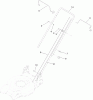 Toro 20316 - 20" Recycler/Rear Bagging Lawn Mower, 2011 (311000001-311999999) Pièces détachées HANDLE ASSEMBLY