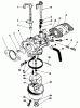 Toro 20320 - Lawnmower, 1992 (2000001-2999999) Pièces détachées CARBURETOR ASSEMBLY (MODEL NO. VML0-2)