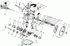 Toro 20320 - Lawnmower, 1992 (2000001-2999999) Pièces détachées GEAR CASE ASSEMBLY