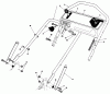 Toro 20320 - Lawnmower, 1992 (2000001-2999999) Pièces détachées HANDLE ASSEMBLY