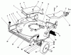 Toro 20320 - Lawnmower, 1992 (2000001-2999999) Pièces détachées HOUSING ASSEMBLY