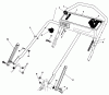 Toro 20321 - Lawnmower, 1992 (2000001-2999999) Pièces détachées HANDLE ASSEMBLY