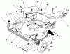 Toro 20321 - Lawnmower, 1992 (2000001-2999999) Pièces détachées HOUSING ASSEMBLY