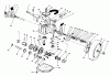 Toro 20322 - Lawnmower, 1992 (2000001-2999999) Pièces détachées GEAR CASE ASSEMBLY