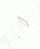 Toro 20323 - 20" Mulching/Rear Bagging Lawn Mower, 2011 (311000001-311999999) Pièces détachées BAG AND FRAME ASSEMBLY