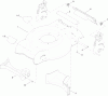 Toro 20323 - 20" Mulching/Rear Bagging Lawn Mower, 2011 (311000001-311999999) Pièces détachées HOUSING AND REAR DOOR ASSEMBLY