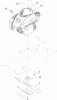 Toro 20323 - 20" Mulching/Rear Bagging Lawn Mower, 2012 (SN 312000001-312999999) Pièces détachées ENGINE AND BLADE ASSEMBLY