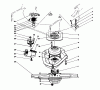 Toro 20324 - Lawnmower, 1992 (2000001-2999999) Pièces détachées BLADE BRAKE CLUTCH ASSEMBLY
