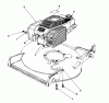 Toro 20324 - Lawnmower, 1992 (2000001-2999999) Pièces détachées ENGINE ASSEMBLY