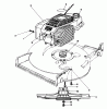 Toro 20328B - Lawnmower, 1992 (2000001-2999999) Pièces détachées ENGINE ASSEMBLY