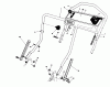 Toro 20328B - Lawnmower, 1992 (2000001-2999999) Pièces détachées HANDLE ASSEMBLY