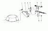 Toro 20329 - Lawnmower, 1992 (2000001-2999999) Pièces détachées BRAKE ASSEMBLY