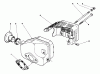 Toro 20329 - Lawnmower, 1992 (2000001-2999999) Pièces détachées MUFFLER ASSEMBLY (ENGINE MODEL NO. 47PM1-2)(SERIAL NO. 2000001-2005000)