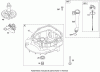 Toro 20331 - 22" Recycler Lawn Mower, 2009 (290000001-290999999) Pièces détachées CRANKCASE COVER/SUMP ASSEMBLY BRIGGS AND STRATTON 124T02-0203-B1