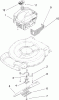 Toro 20331 - 22" Recycler Lawn Mower, 2009 (290000001-290999999) Pièces détachées ENGINE AND BLADE ASSEMBLY