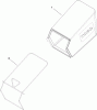 Toro 20331C - 22" Recycler Lawn Mower, 2009 (290000001-290999999) Pièces détachées REAR BAG ASSEMBLY