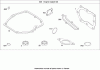 Toro 20332C - 22" Recycler Lawn Mower, 2009 (290000001-290999999) Pièces détachées ENGINE GASKET SET BRIGGS AND STRATTON 126T02-0216-B1