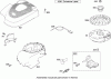Toro 20333 - 22" Recycler Lawn Mower, 2009 (290000001-290999999) Pièces détachées BLOWER HOUSING, FLYWHEEL AND IGNITION ASSEMBLY BRIGGS AND STRATTON 126T02-0256-B1