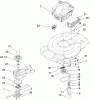 Toro 20333 - 22" Recycler Lawn Mower, 2009 (290000001-290999999) Pièces détachées ENGINE ASSEMBLY