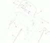 Toro 20333 - 22" Recycler Lawn Mower, 2012 (SN 312000001-312999999) Pièces détachées UPPER HANDLE COMPONENT ASSEMBLY