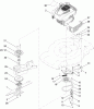 Toro 20333C - 22" Recycler Lawn Mower, 2010 (310000001-310999999) Pièces détachées ENGINE AND BLADE ASSEMBLY
